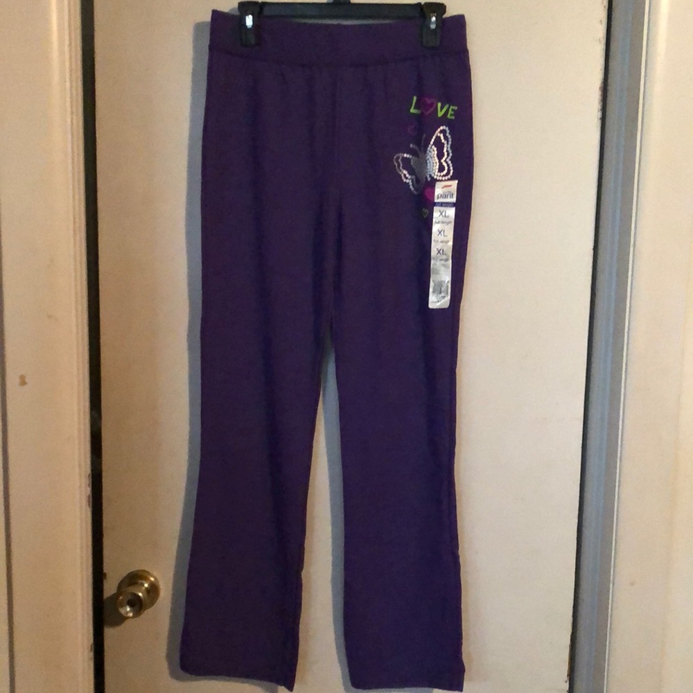 Girls purple pants